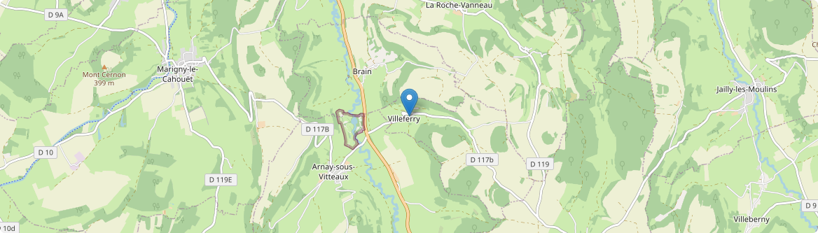 Villeferry - Carte