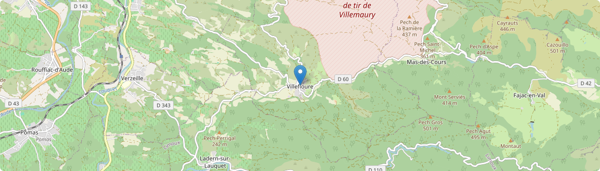 Villefloure - Carte