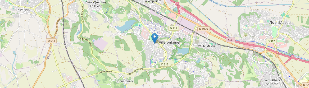 Villefontaine - Carte