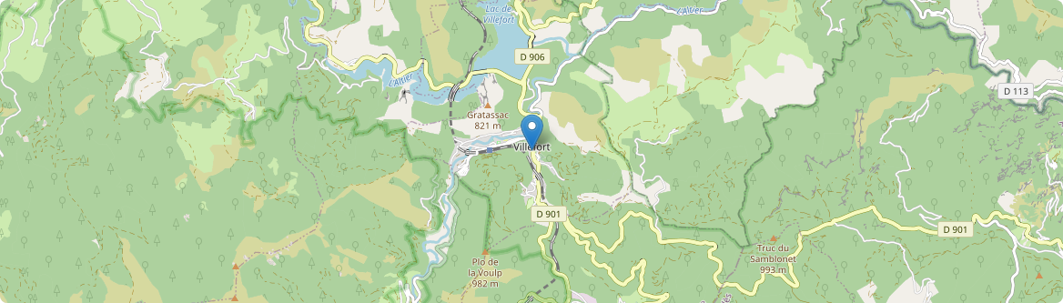 Villefort - Carte