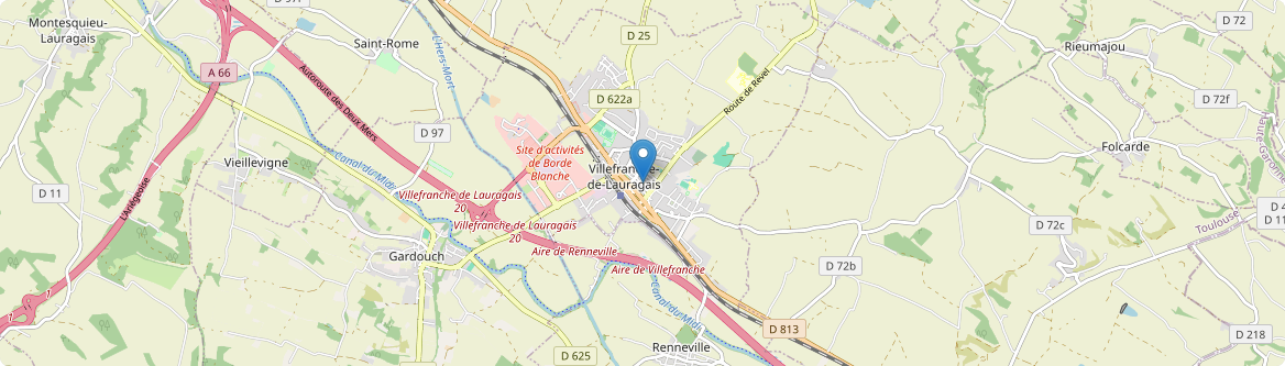 Villefranche-de-Lauragais - Carte