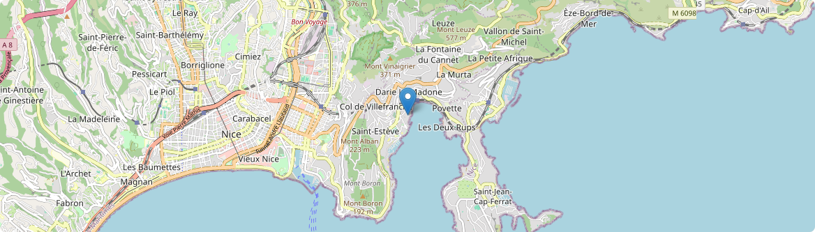 Villefranche-sur-Mer - Carte
