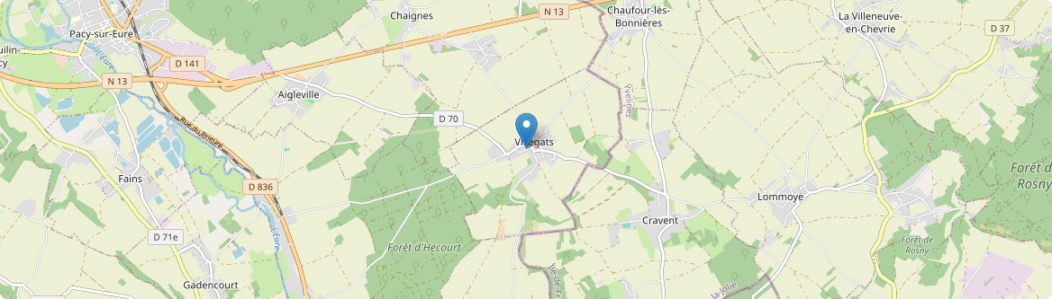Villegats - Carte
