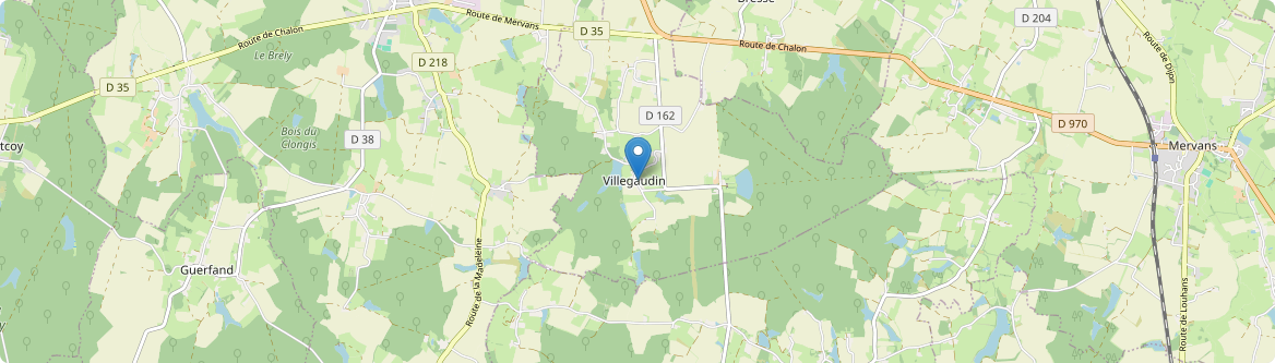 Villegaudin - Carte
