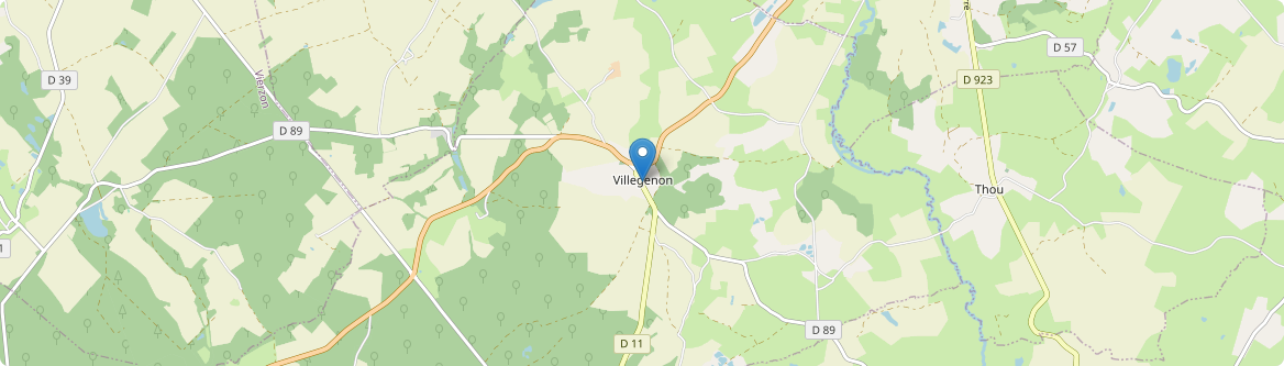 Villegenon - Carte