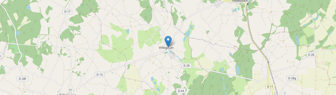 Villegouin - Carte