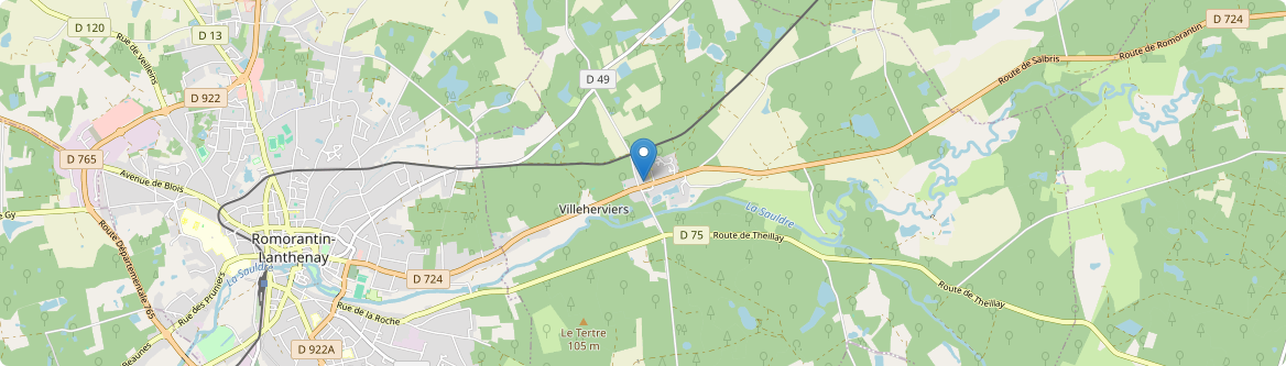 Villeherviers - Carte
