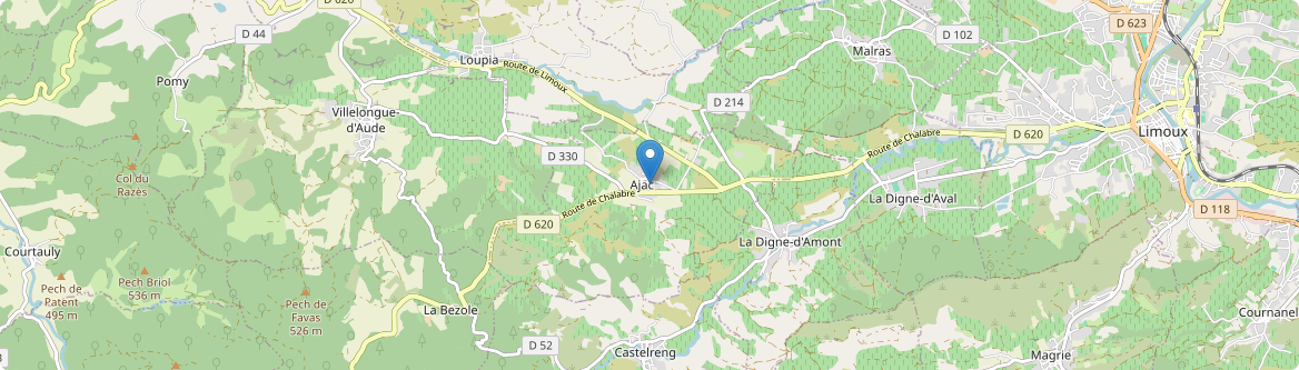 Villelongue-d'Aude - Carte