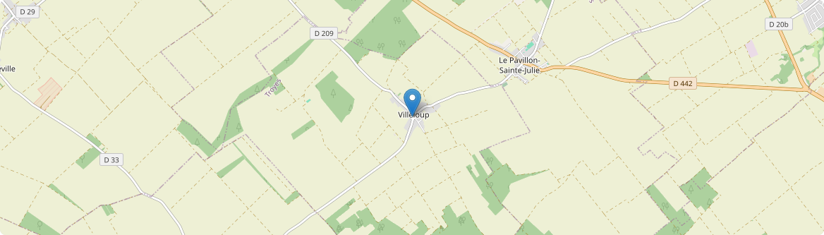 Villeloup - Carte