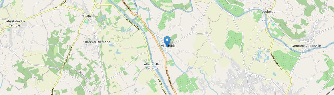 Villemade - Carte