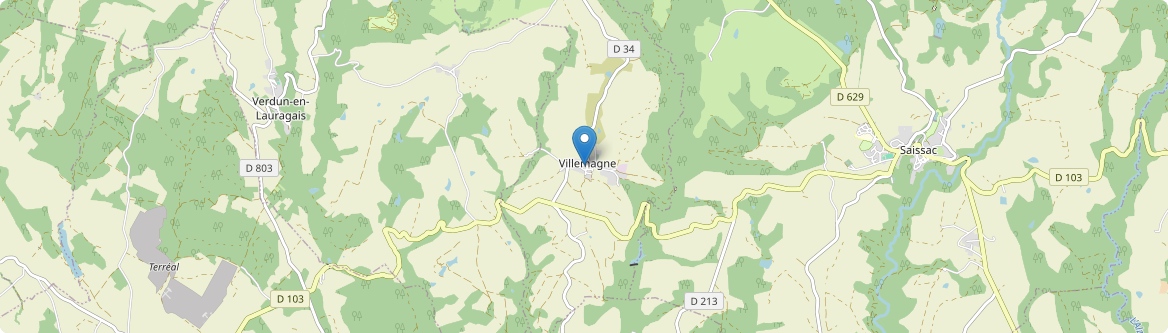 Villemagne - Carte