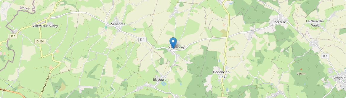 Villembray - Carte