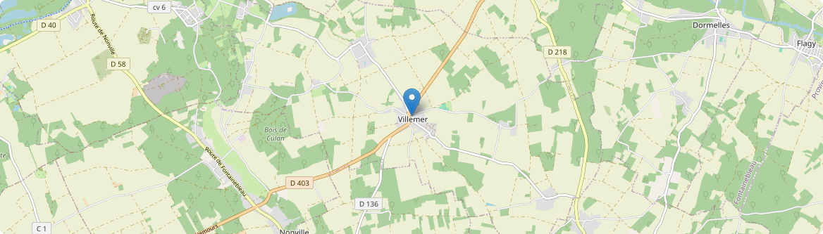 Villemer - Carte