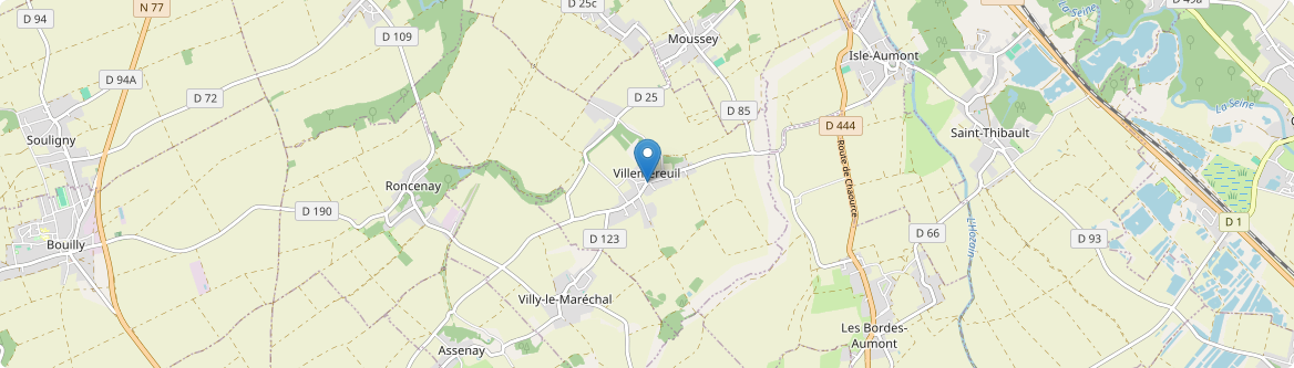 Villemereuil - Carte