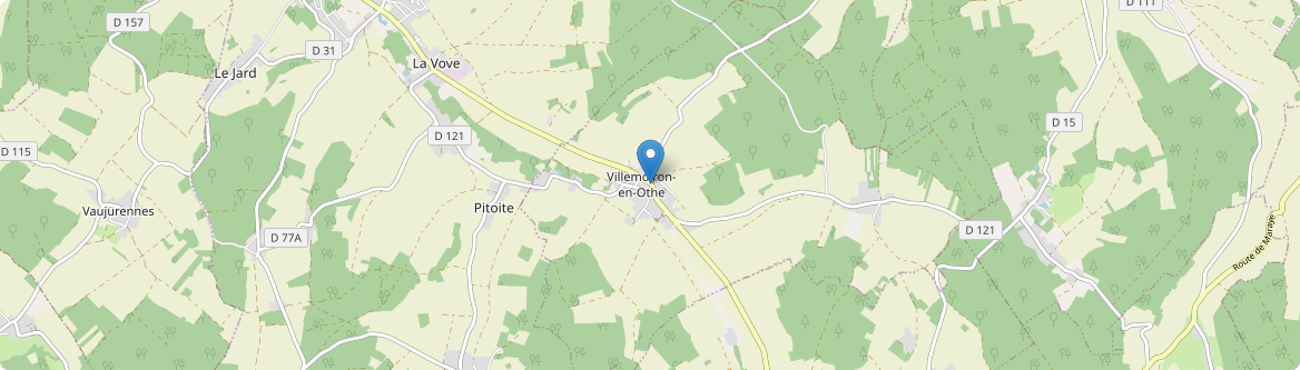 Villemoiron-en-Othe - Carte