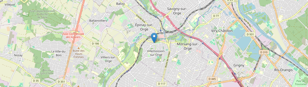 Villemoisson-sur-Orge - Carte