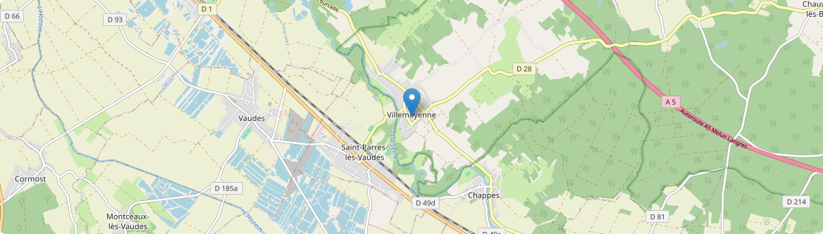 Villemoyenne - Carte