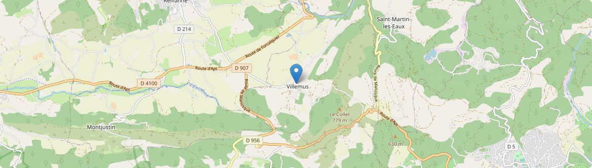 Villemus - Carte