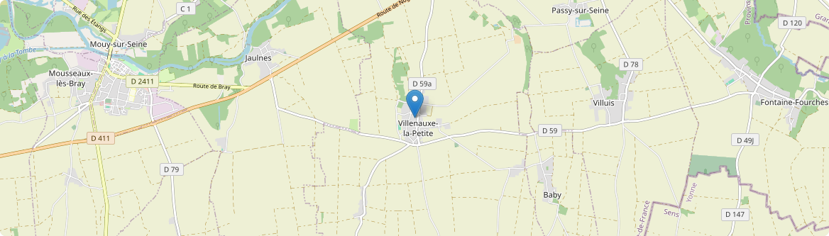 Villenauxe-la-Petite - Carte