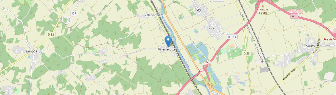 Villenavotte - Carte