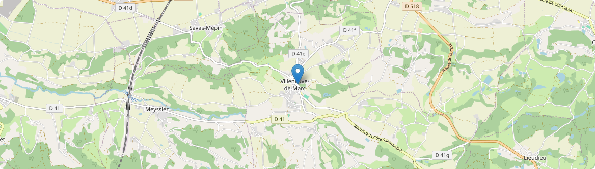 Villeneuve-de-Marc - Carte