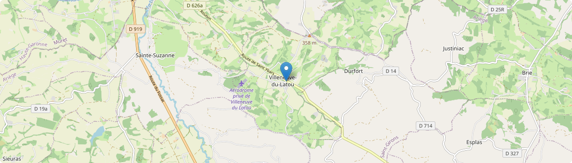 Villeneuve-du-Latou - Carte