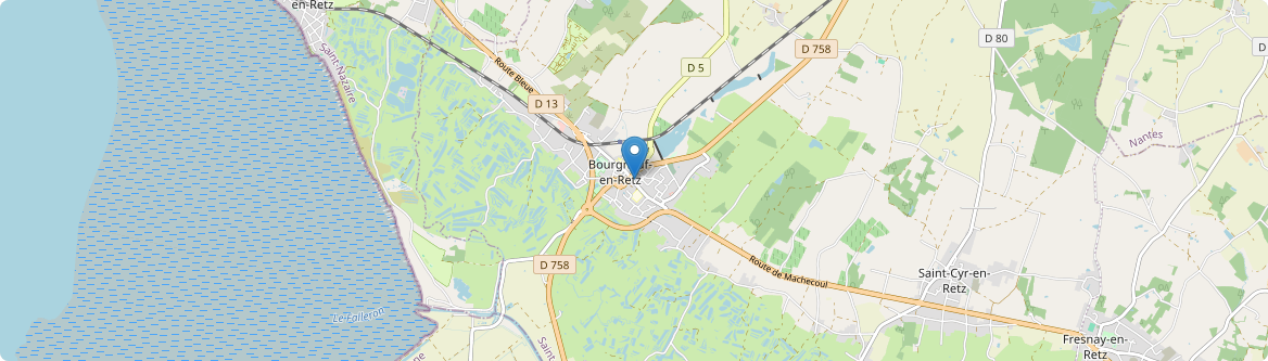 Villeneuve-en-Retz - Carte