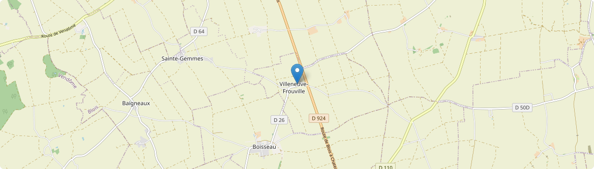 Villeneuve-Frouville - Carte