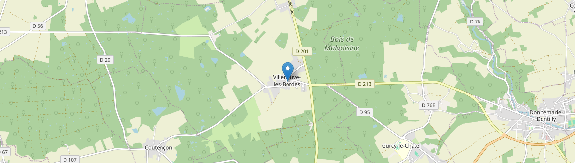 Villeneuve-les-Bordes - Carte
