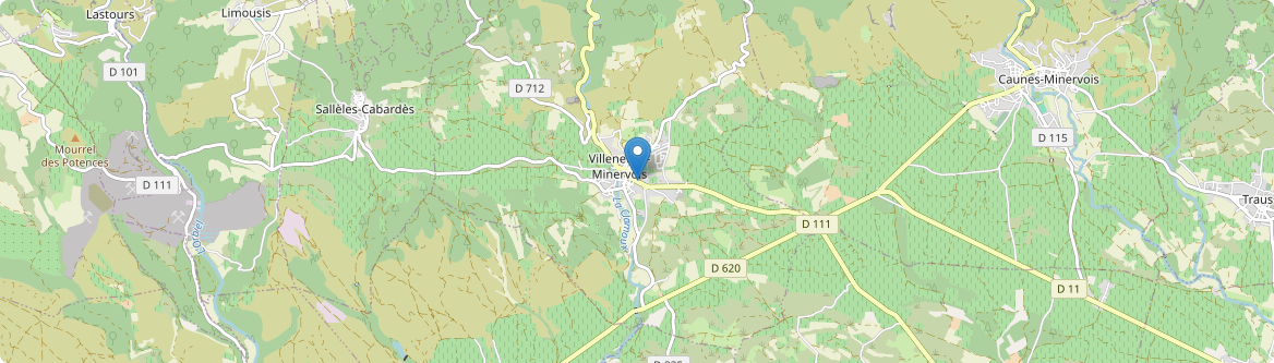 Villeneuve-Minervois - Carte
