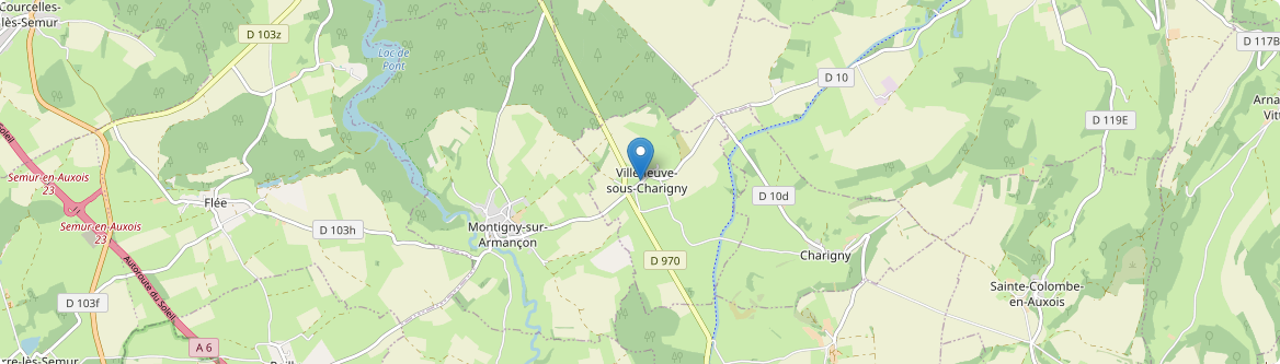 Villeneuve-sous-Charigny - Carte