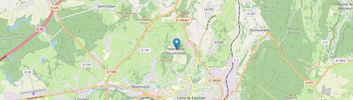 Villeneuve-sous-Pymont - Carte