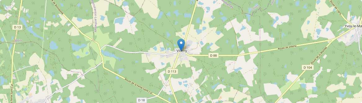 Villeny - Carte