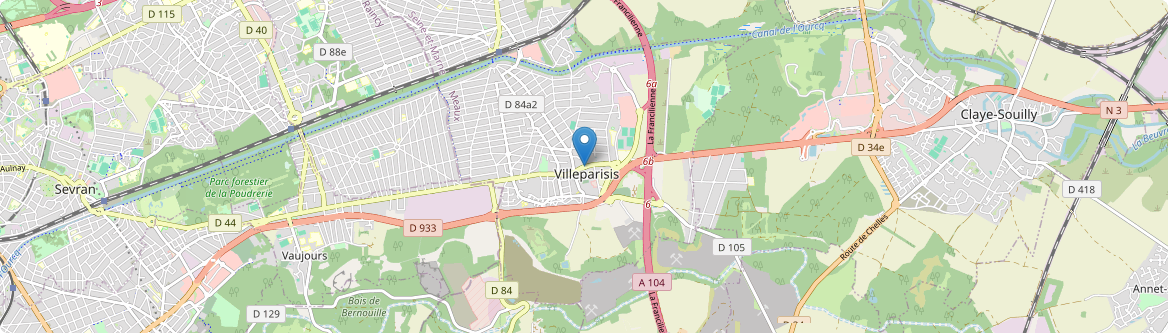 Villeparisis - Carte