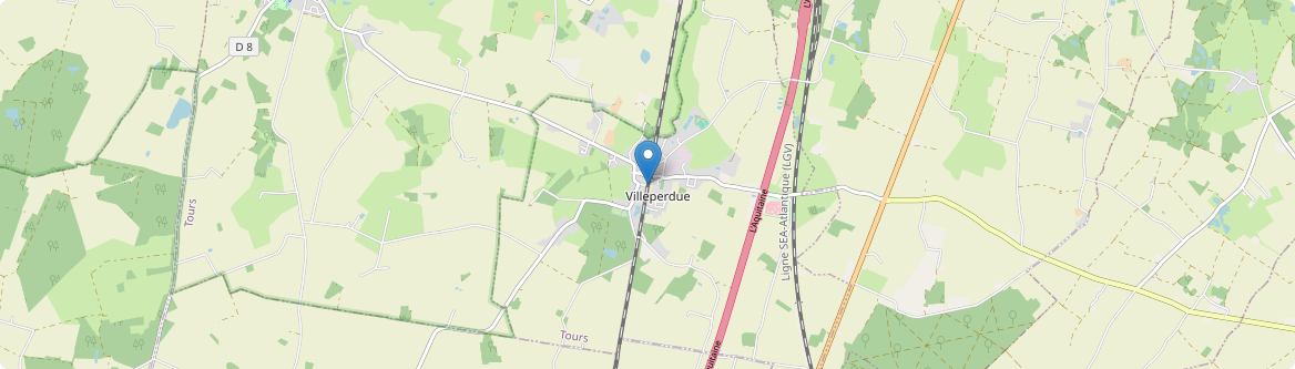 Villeperdue - Carte