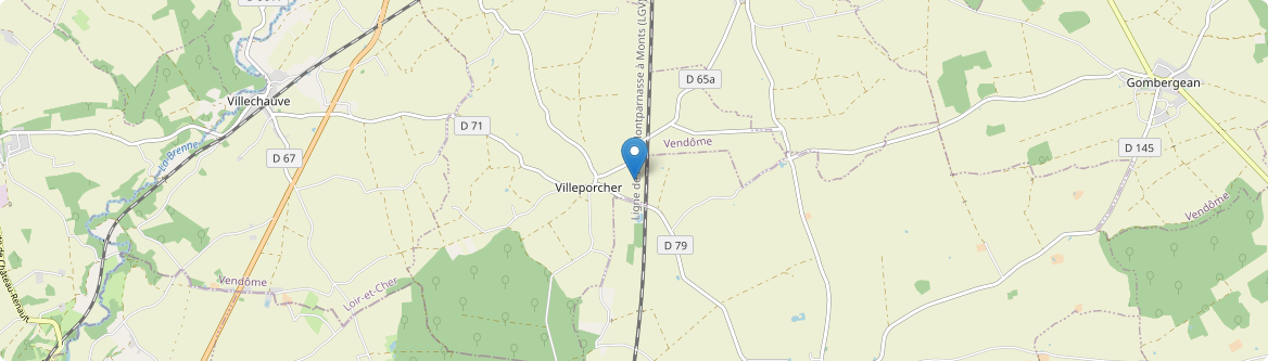 Villeporcher - Carte