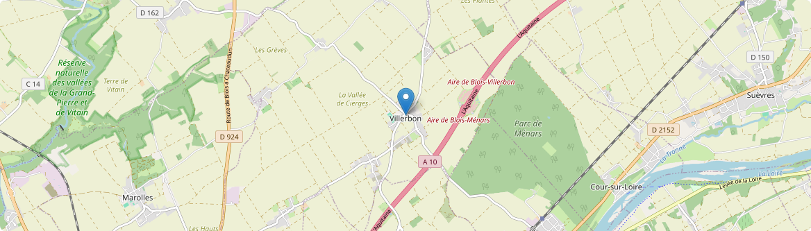 Villerbon - Carte