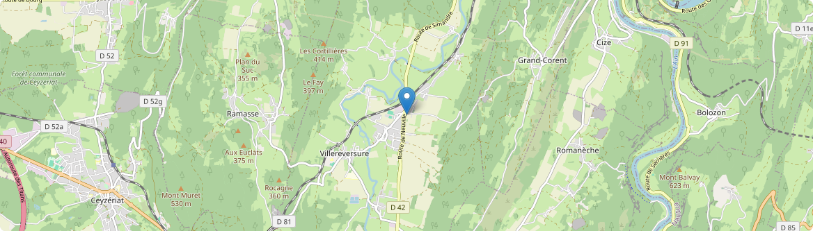 Villereversure - Carte