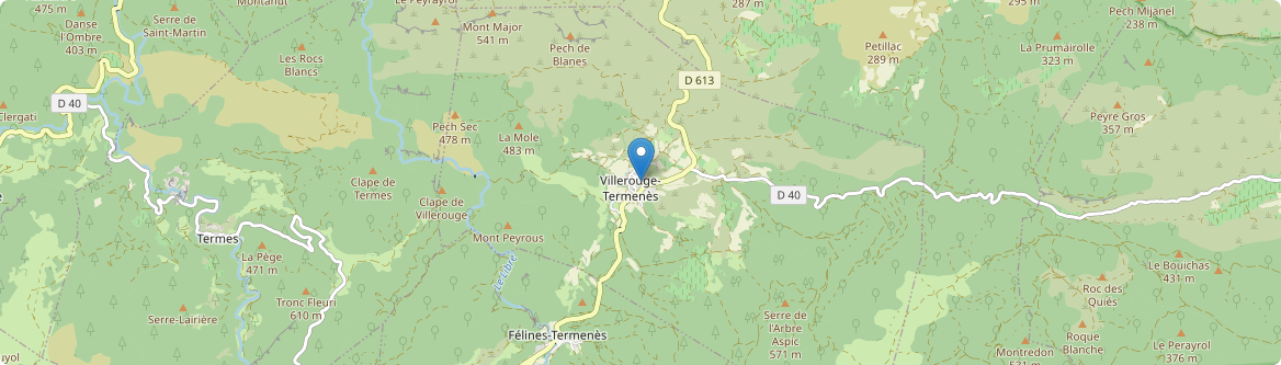 Villerouge-Termenès - Carte