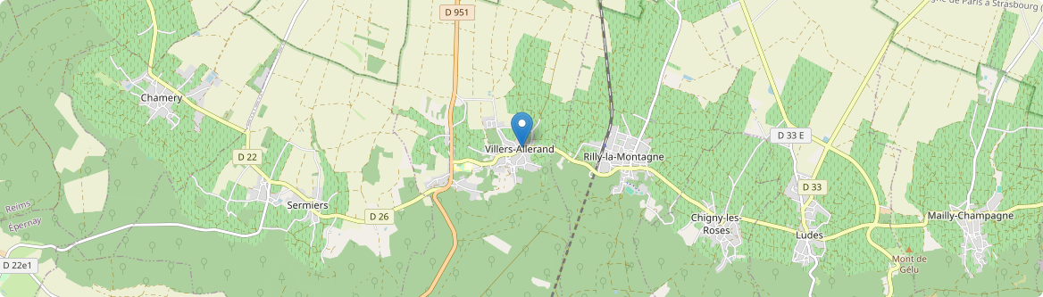 Villers-Allerand - Carte