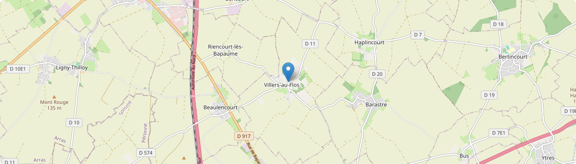 Villers-au-Flos - Carte