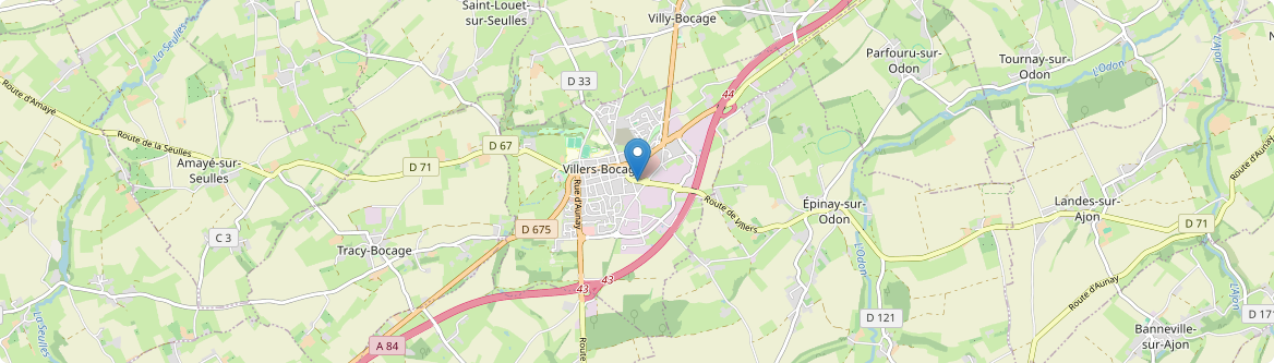 Villers-Bocage - Carte