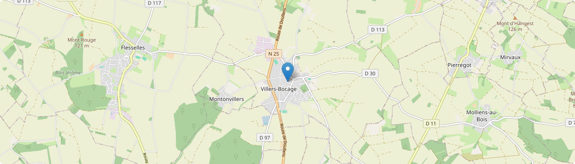 Villers-Bocage - Carte