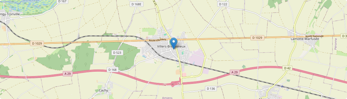 Villers-Bretonneux - Carte