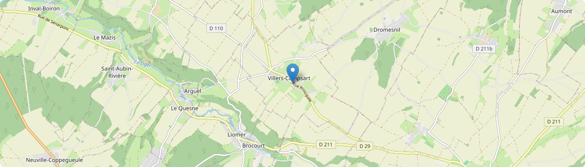 Villers-Campsart - Carte