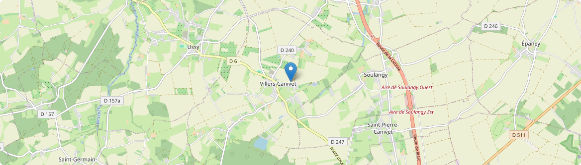 Villers-Canivet - Carte