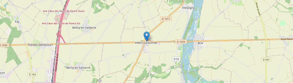 Villers-Carbonnel - Carte