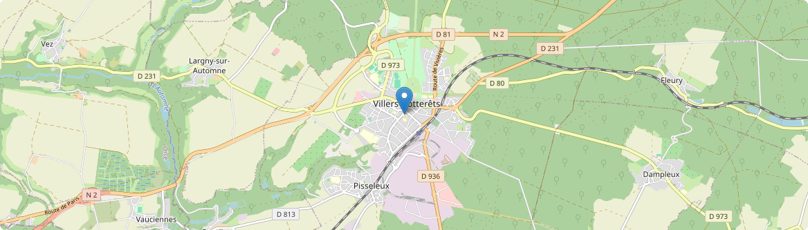 Villers-Cotterêts - Carte