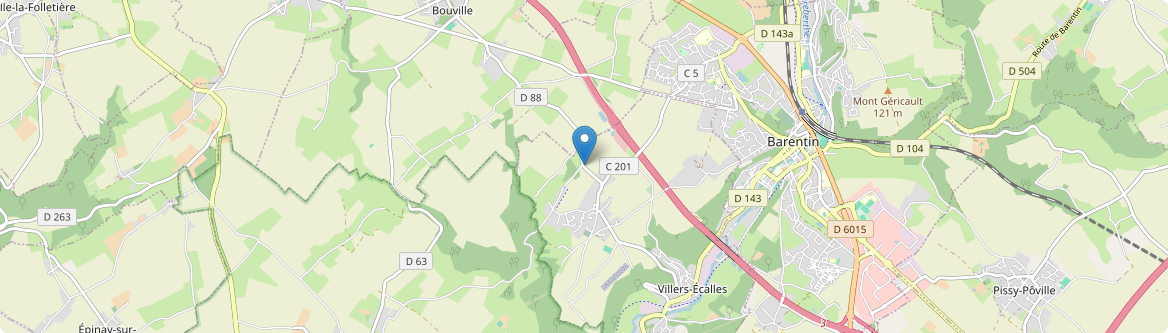 Villers-Écalles - Carte