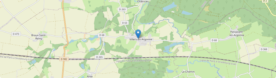 Villers-en-Argonne - Carte